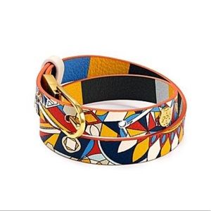 Tory Burch Leather Wrap Bracelet